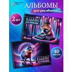 Альбом ШКОЛЬНЫЙ МИР Детский А4 40 лист. 2 шт.