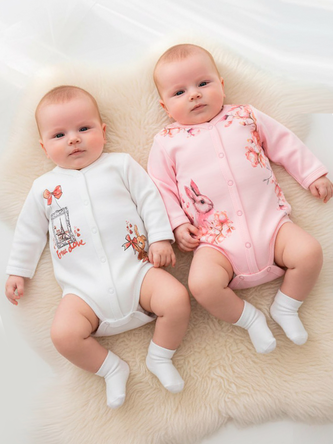 Боди 2 шт Совенок Дона МК2-703-1/65 - фото 1