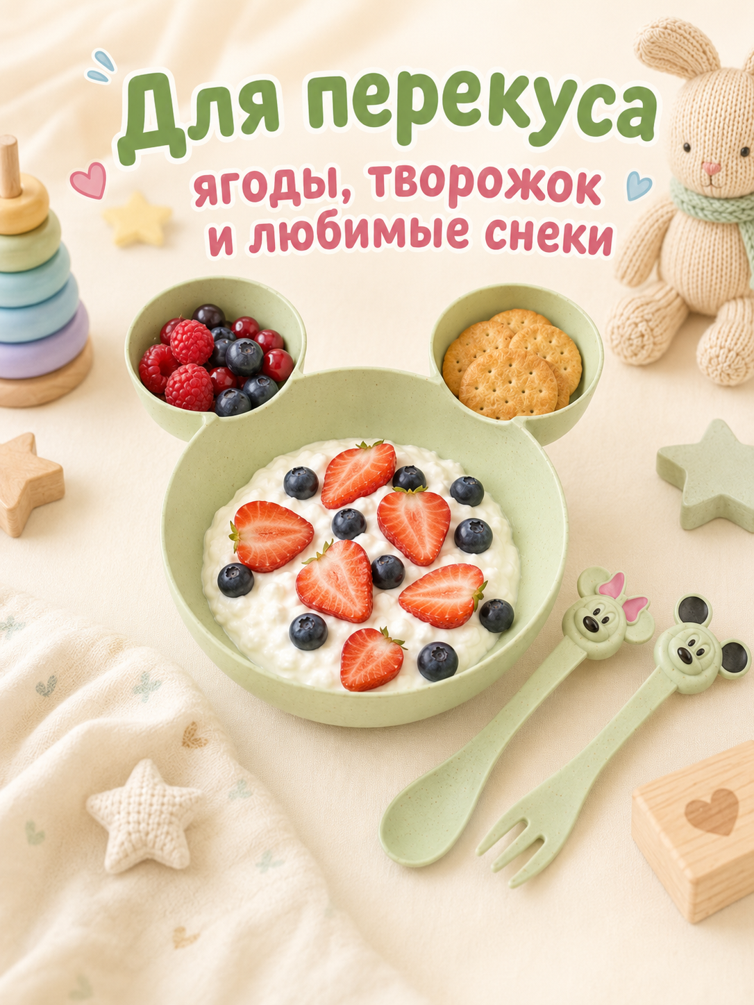 Набор посуды Добрый Филин 3 предм. - фото 3