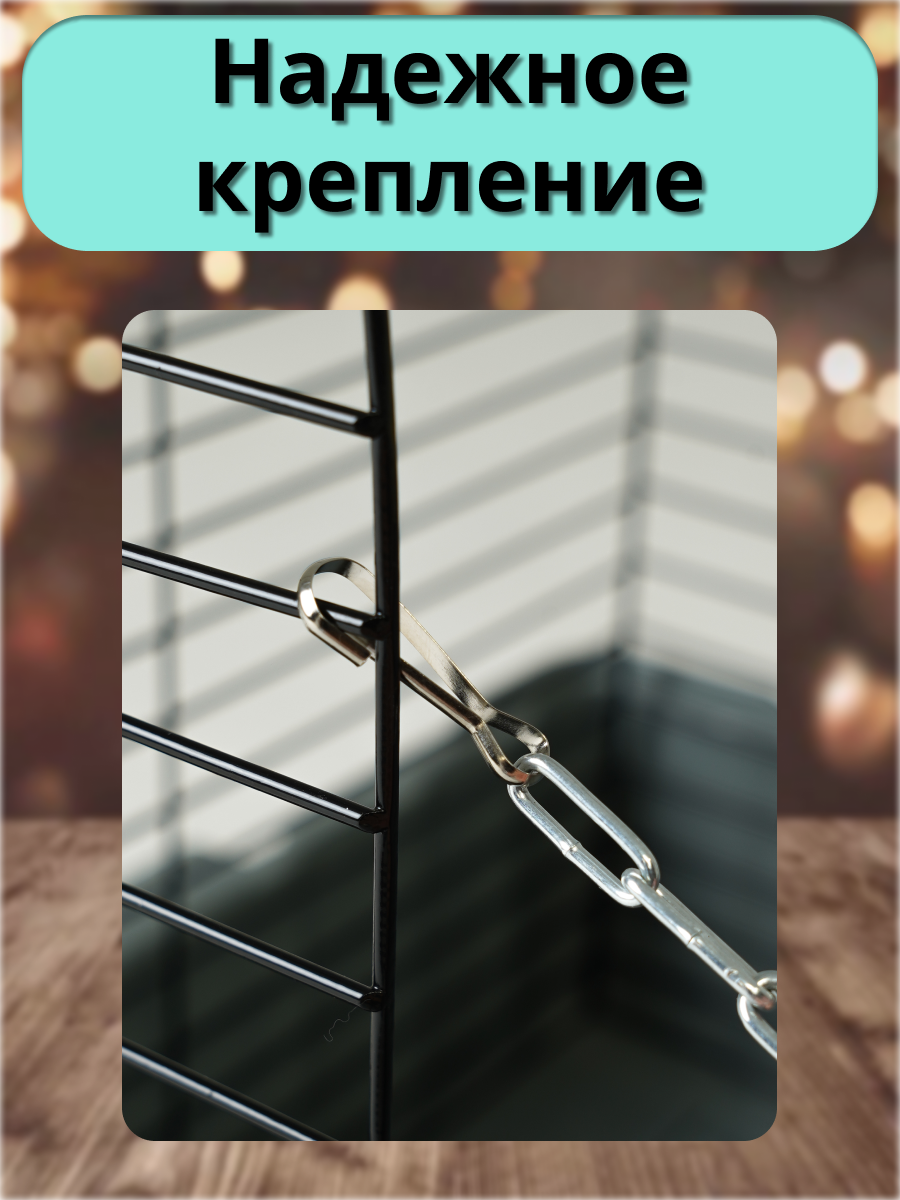 Гамак для грызунов PetiPet серый розовый 22х10 тоннель - фото 5