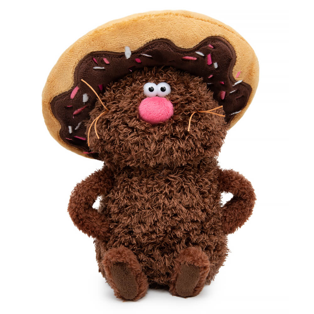 Мягкая игрушка BUDI BASA котик кофейный Американо - фото 2