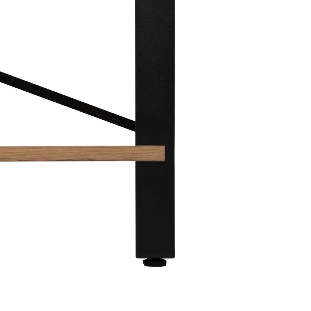 Стеллаж Leset Стилвуд 115 Черный/Дуб крафт золотой - фото 3