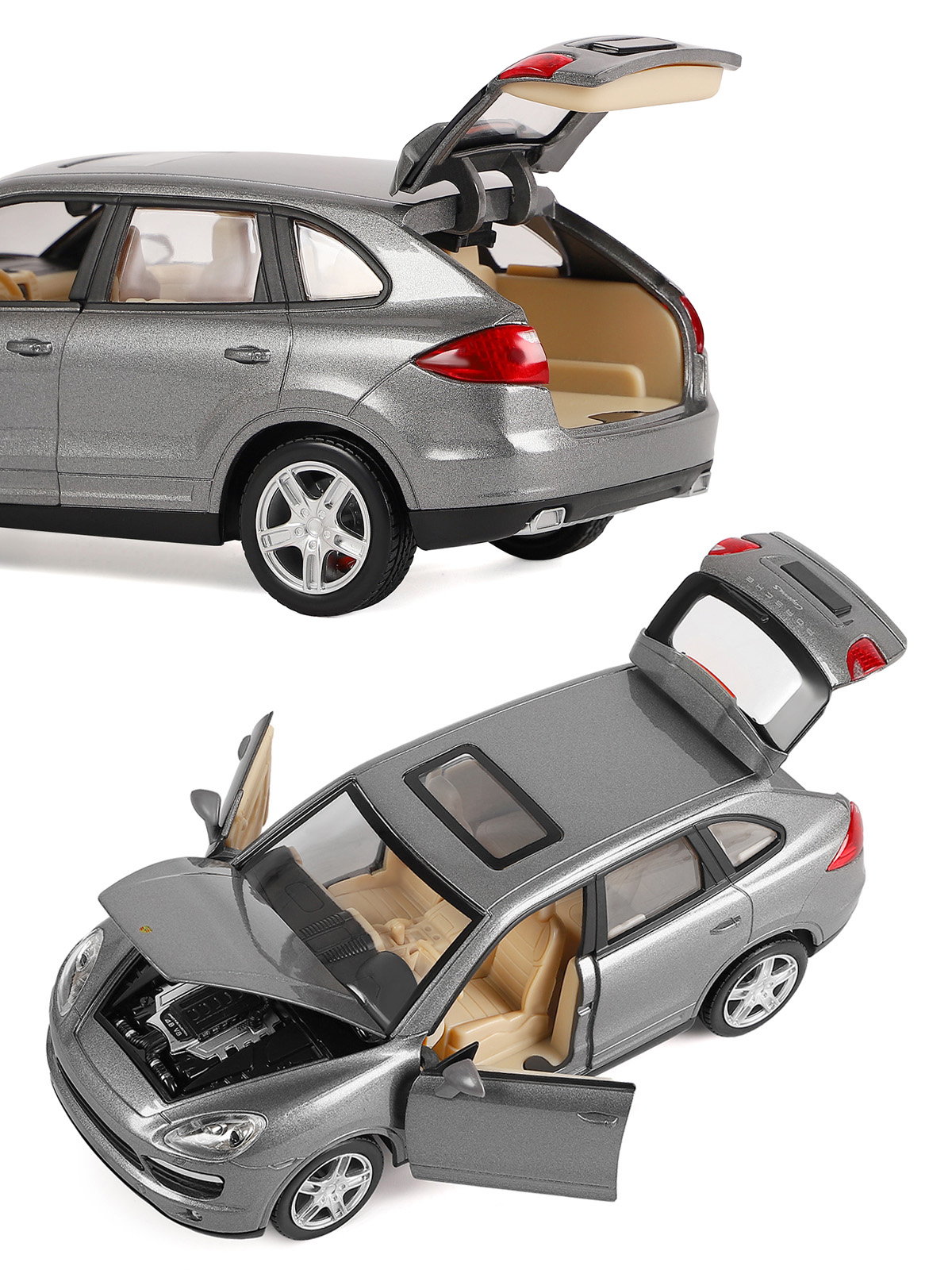 Внедорожник АВТОпанорама Porsche Cayenne S 1:24 JB1200119 - фото 10