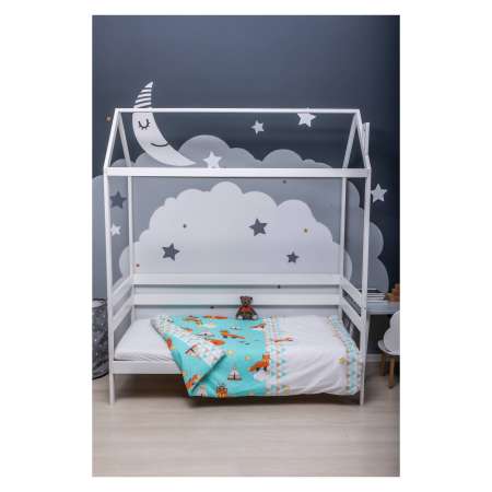Пододеяльник на молнии ВОМБАТИК Classic Collection Фокс ткань бязь 148x215 см