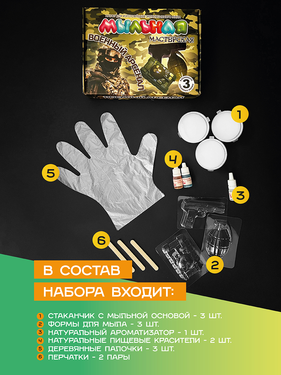 Набор для творчества мыло своими руками для мальчиков - фото 5