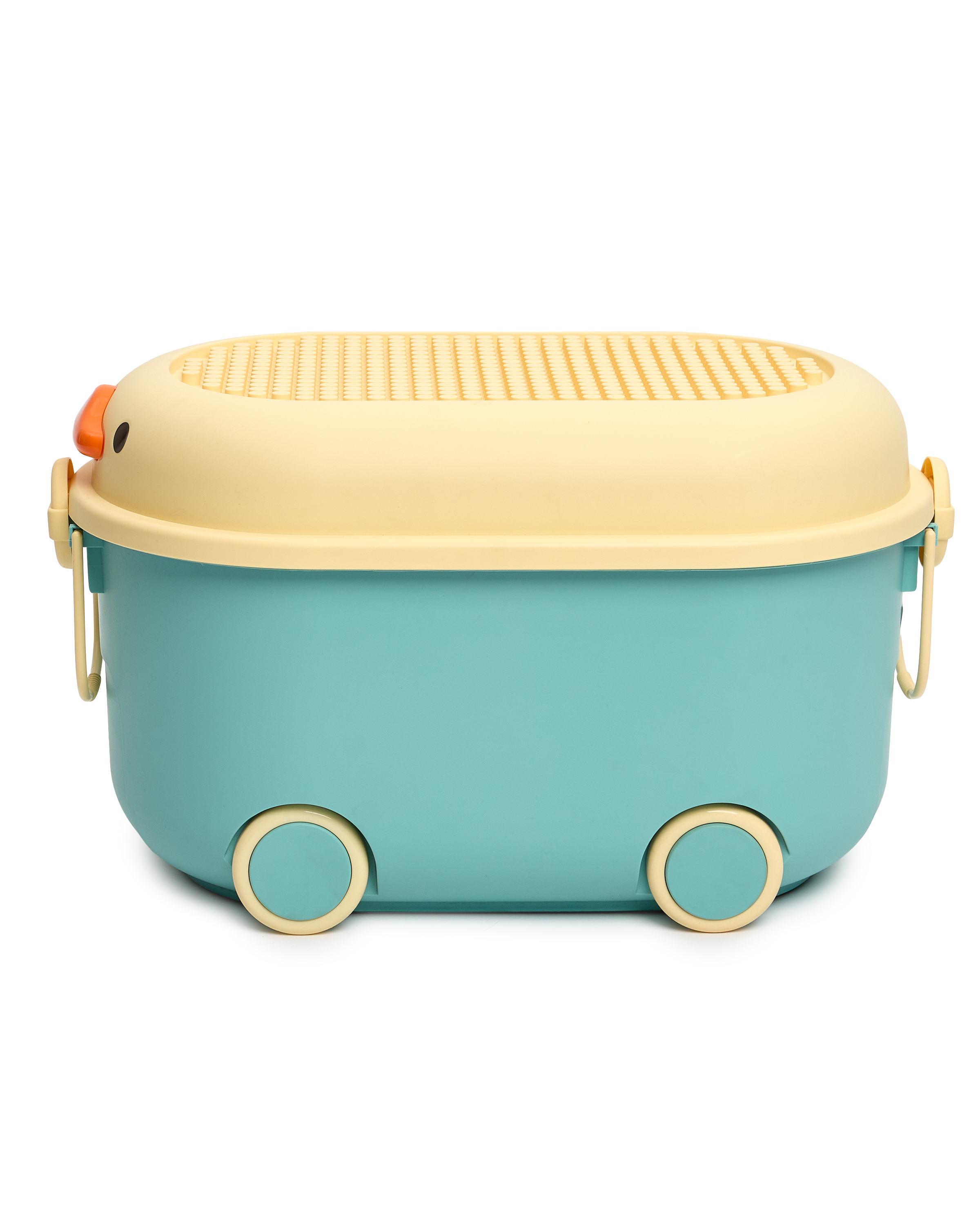 Ящик для хранения игрушек BabyGo бирюзовый - фото 3