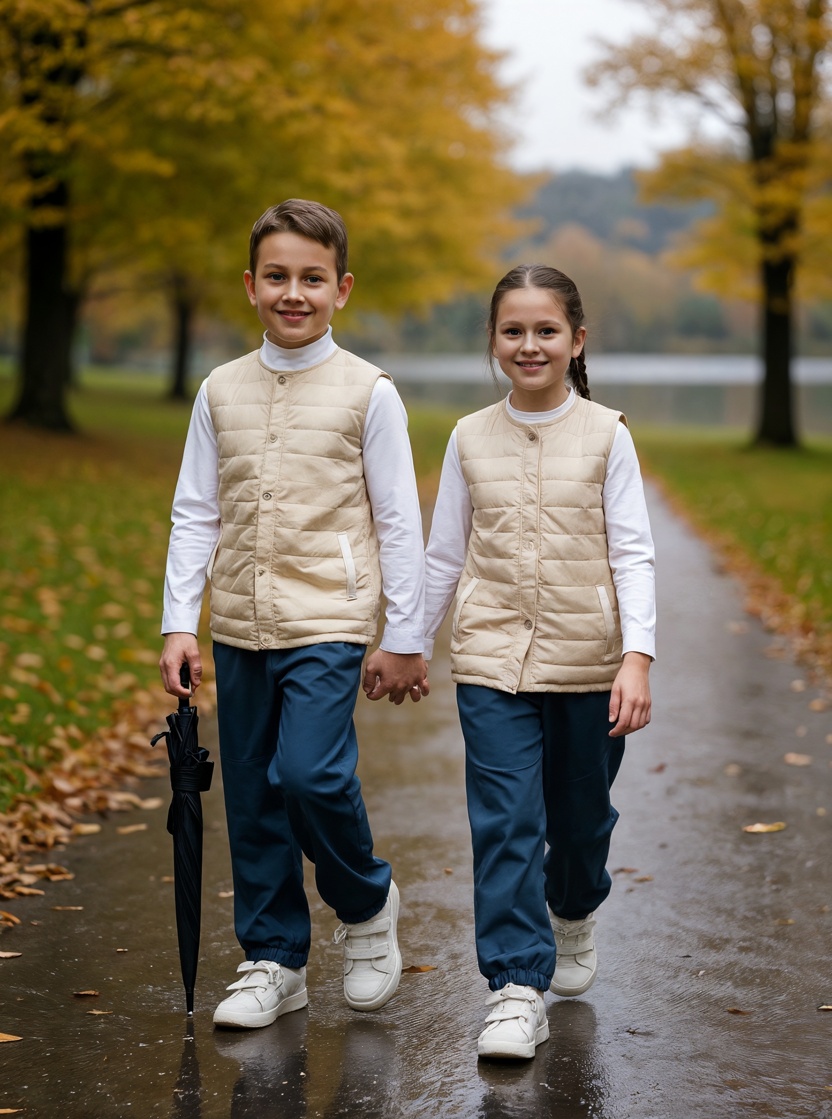 Брюки KiMMi co к-150810-034 джинс - фото 6