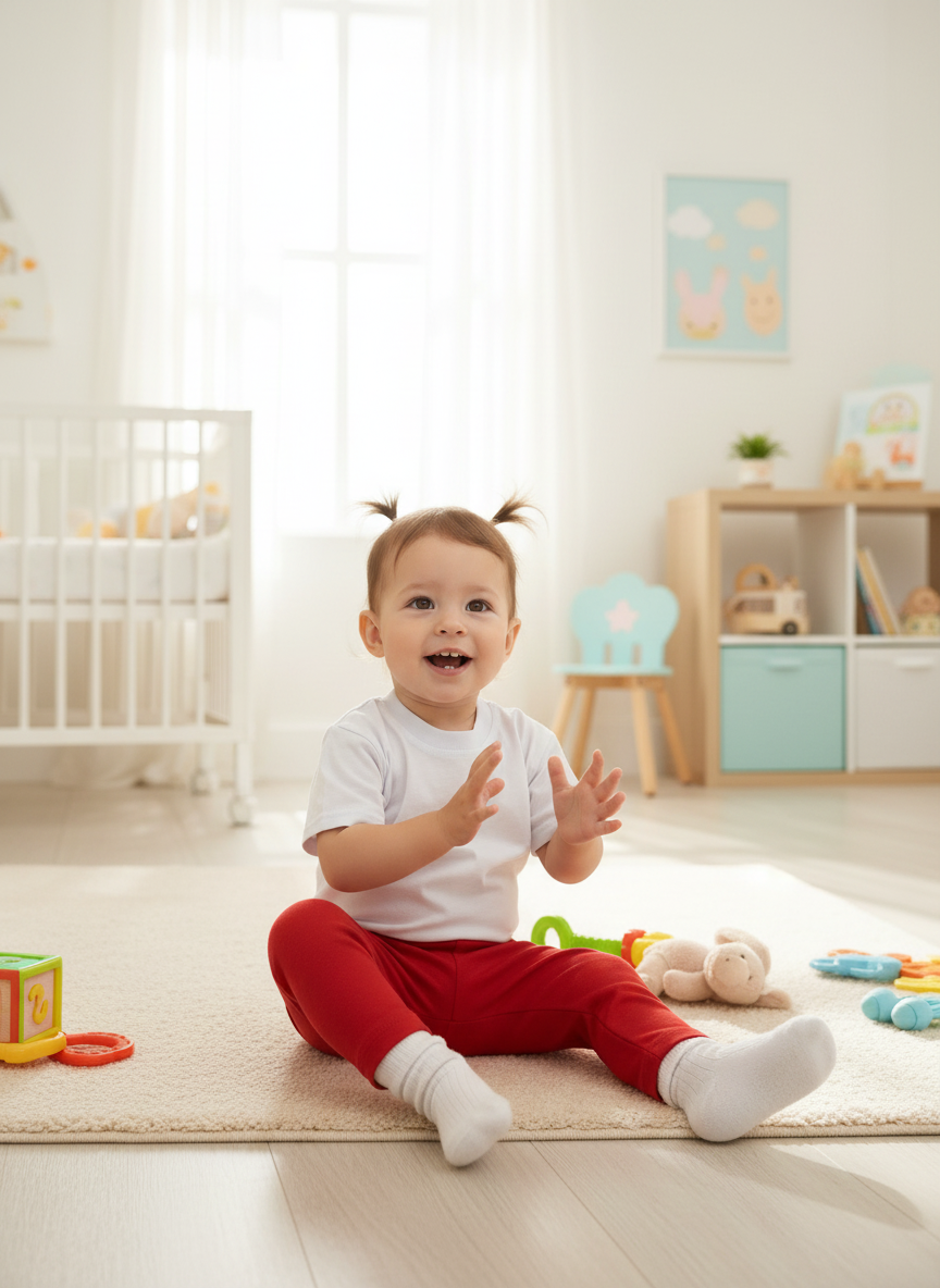 Брюки Утенок 463 красный - фото 1