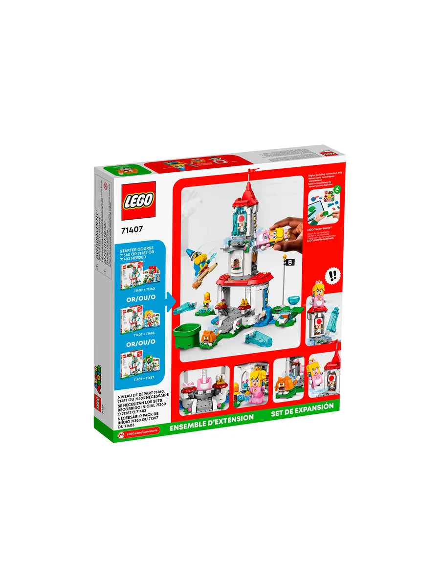 Конструктор LEGO Super Mario Наряд Пич-кошки 494 дет. - фото 3