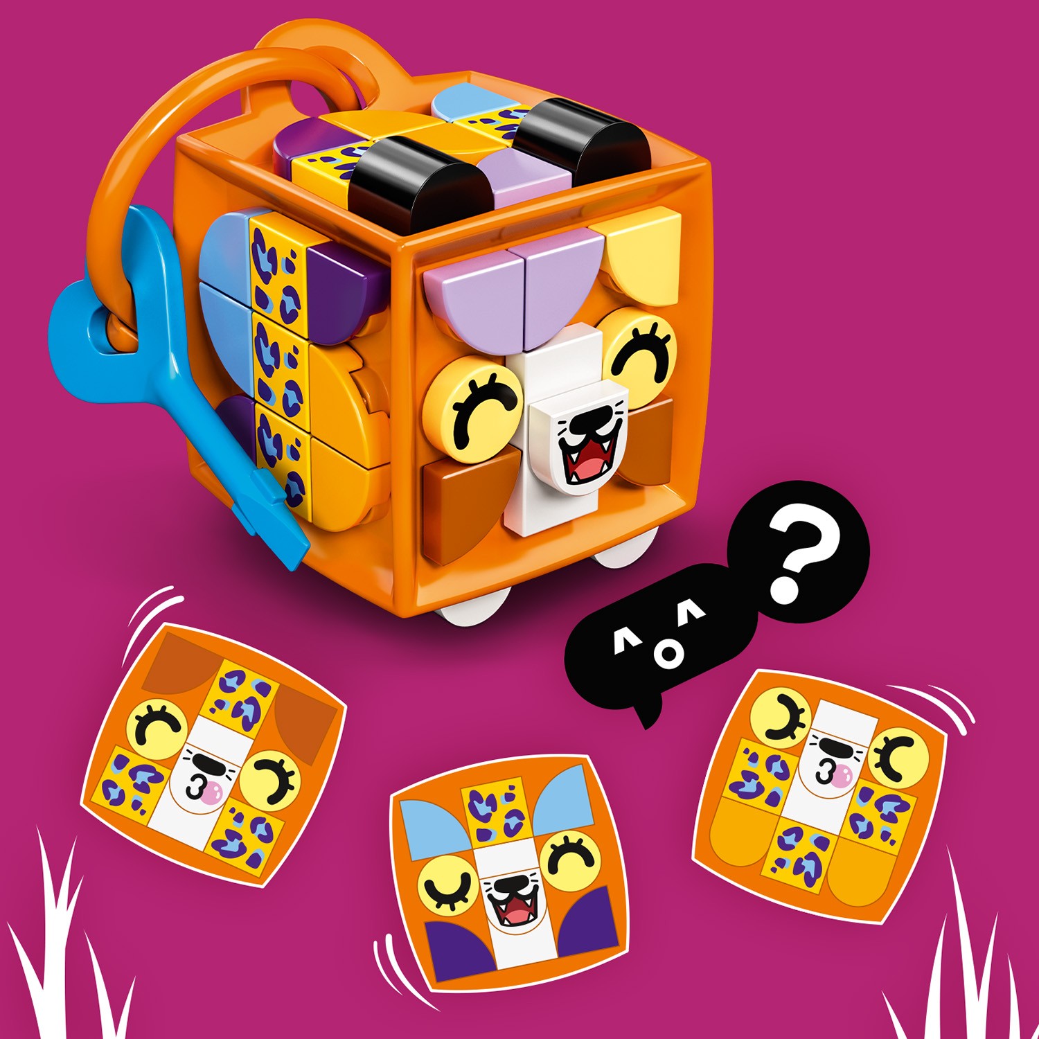 Конструктор LEGO DOTS Брелок Леопард - фото 5