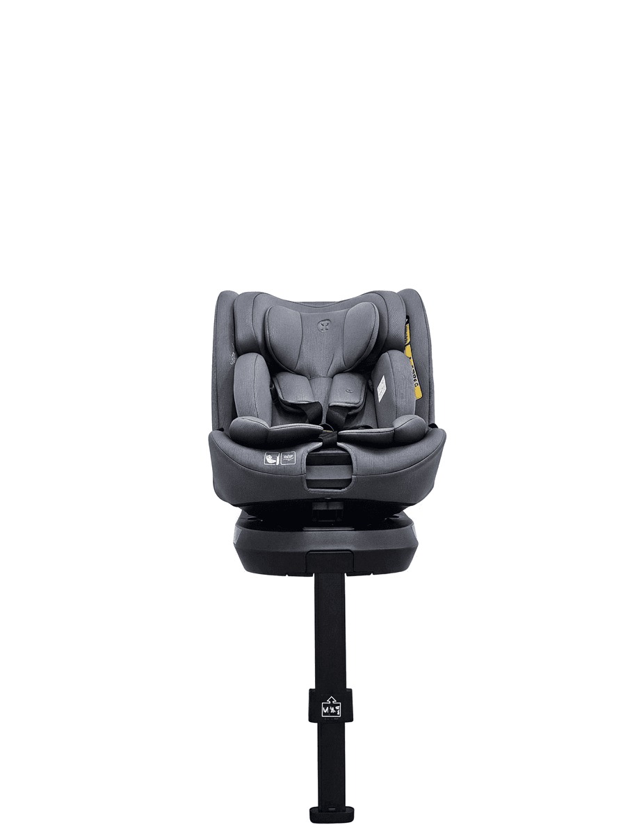 Автокресло agex Grow i-Fix Isofix 0+/1/2/3 (0-36 кг) серый - фото 3