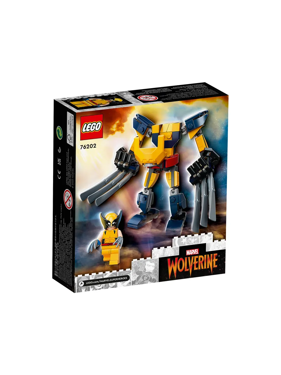 Конструктор LEGO Marvel Super Heroes Росомаха: робот 141 дет. - фото 10