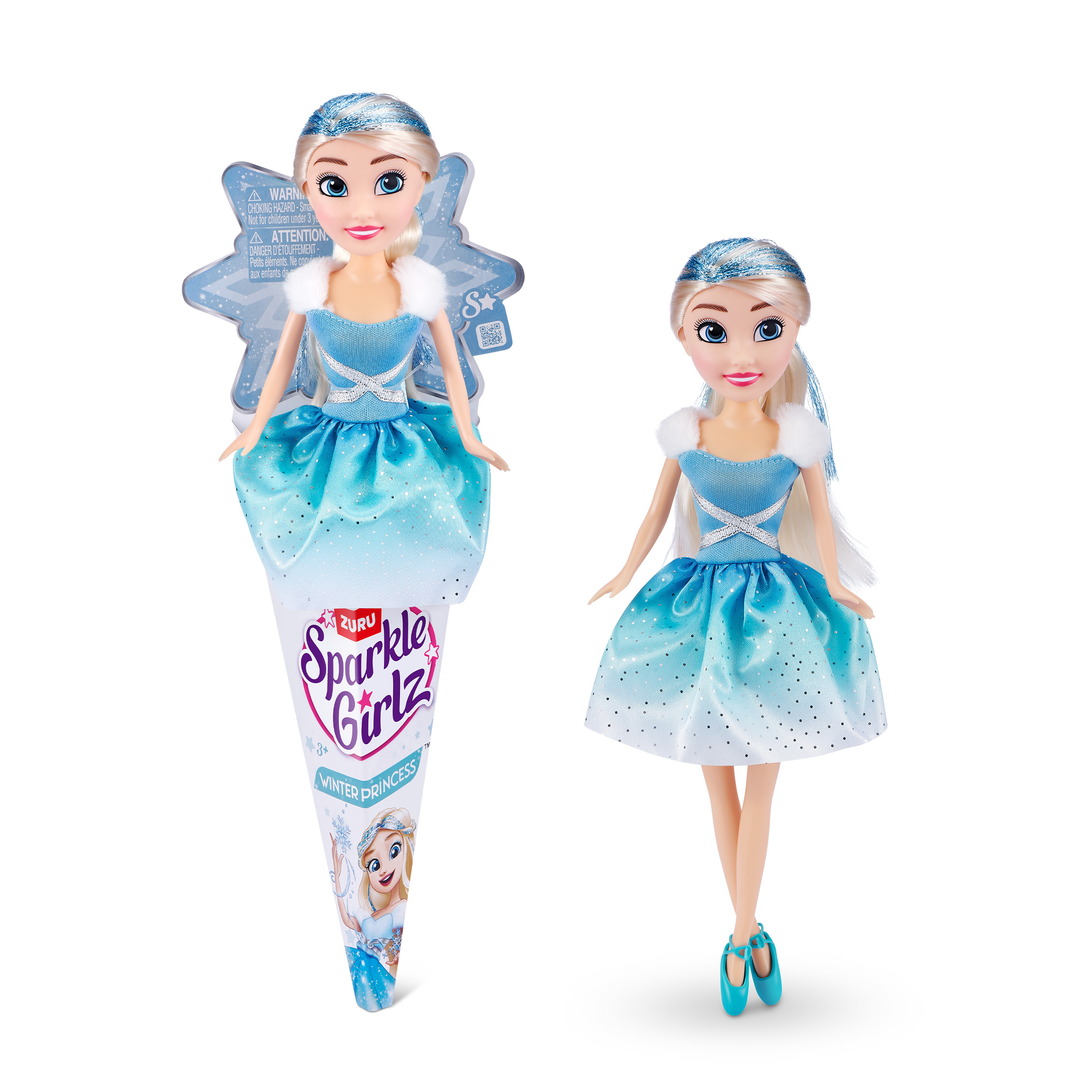 Кукла модельная Zuru Sparkle Girlz Зимняя принцесса в ассортименте 10017BQ2 - фото 4