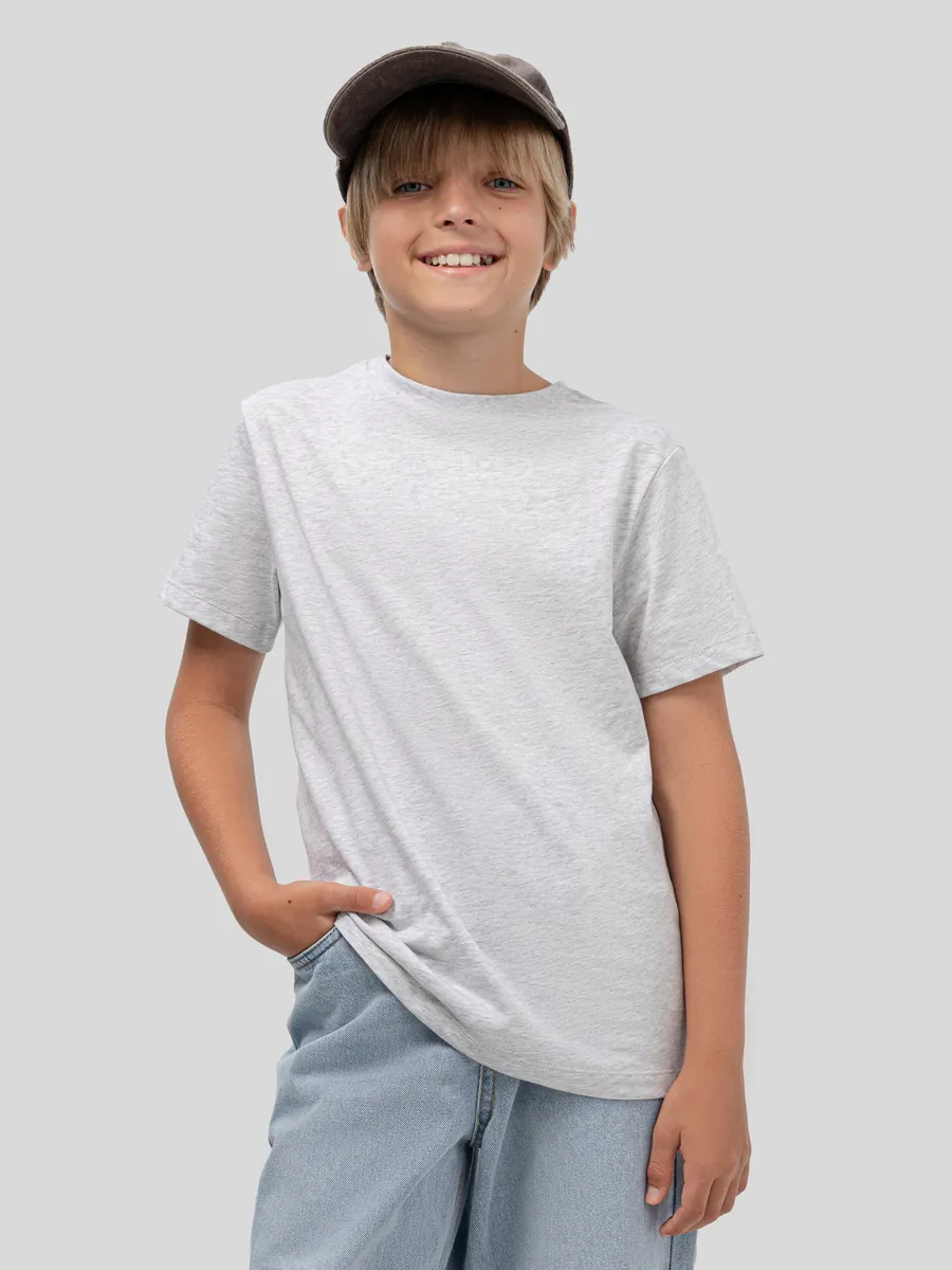 Футболка 2 шт Mark Formelle (Марк Формэль) 113379-2/белый +серый меланж 4306-А - фото 8