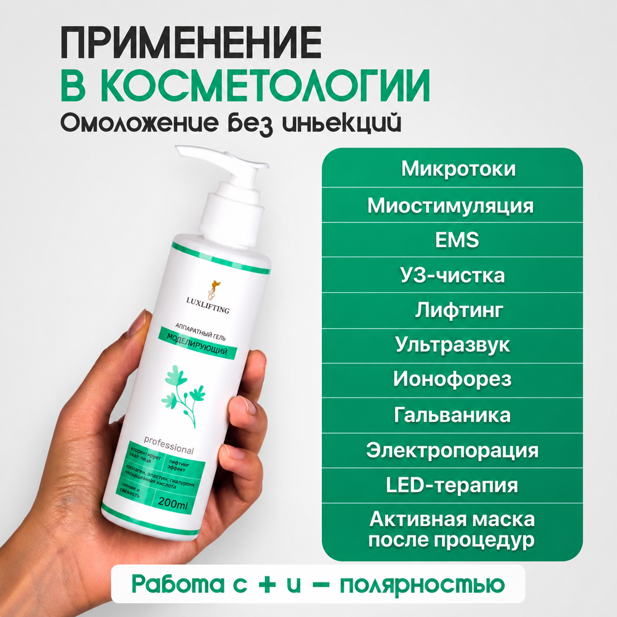 Гель LUXLIFTING моделирующий 200 мл - фото 3