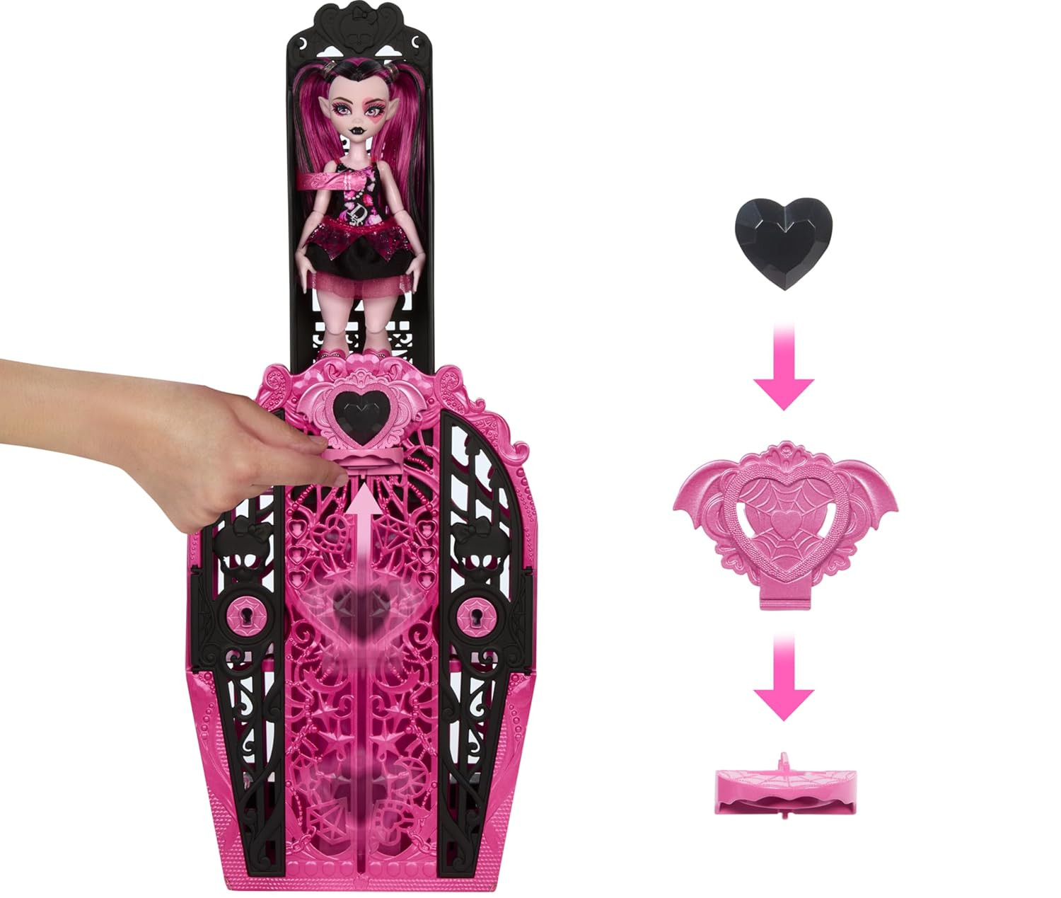 Кукла модельная Monster High Дракулаура HXH84 - фото 5