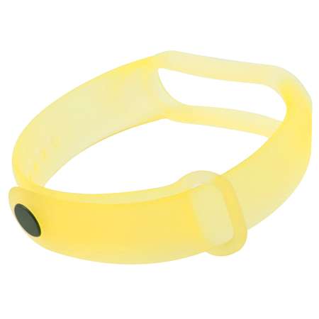 Ремешок RedLine силиконовый прозрачный Xiaomi Mi Band 5-6 желтый