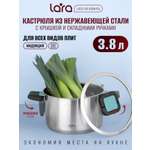 Кастрюля LARA LR02-243 серия изумруд3.8 л.