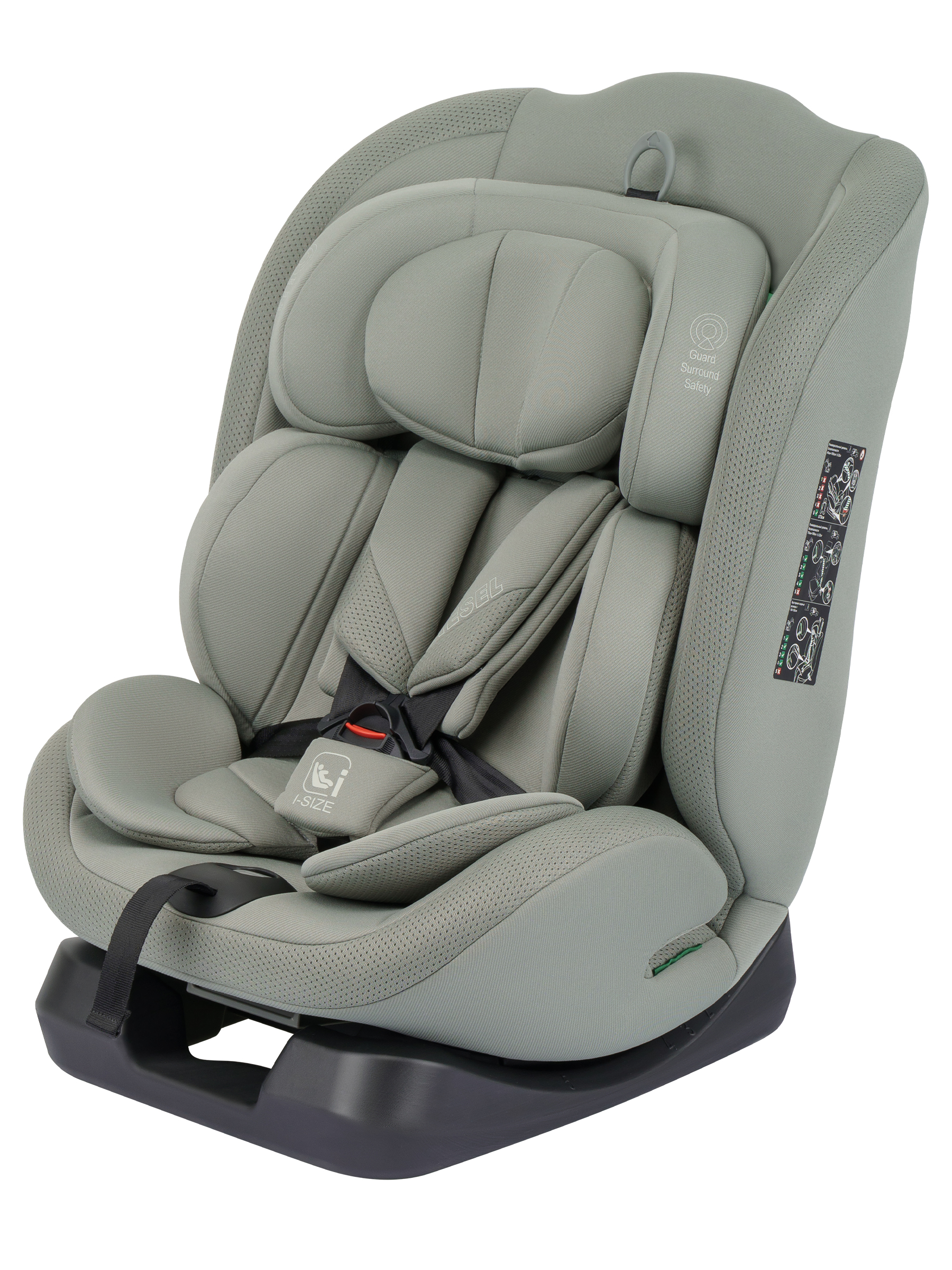 Автокресло Indigo Diesel I-SIZE, группа 0/1/2/3 0+/1/2/3 (0-36 кг) зеленый - фото 12