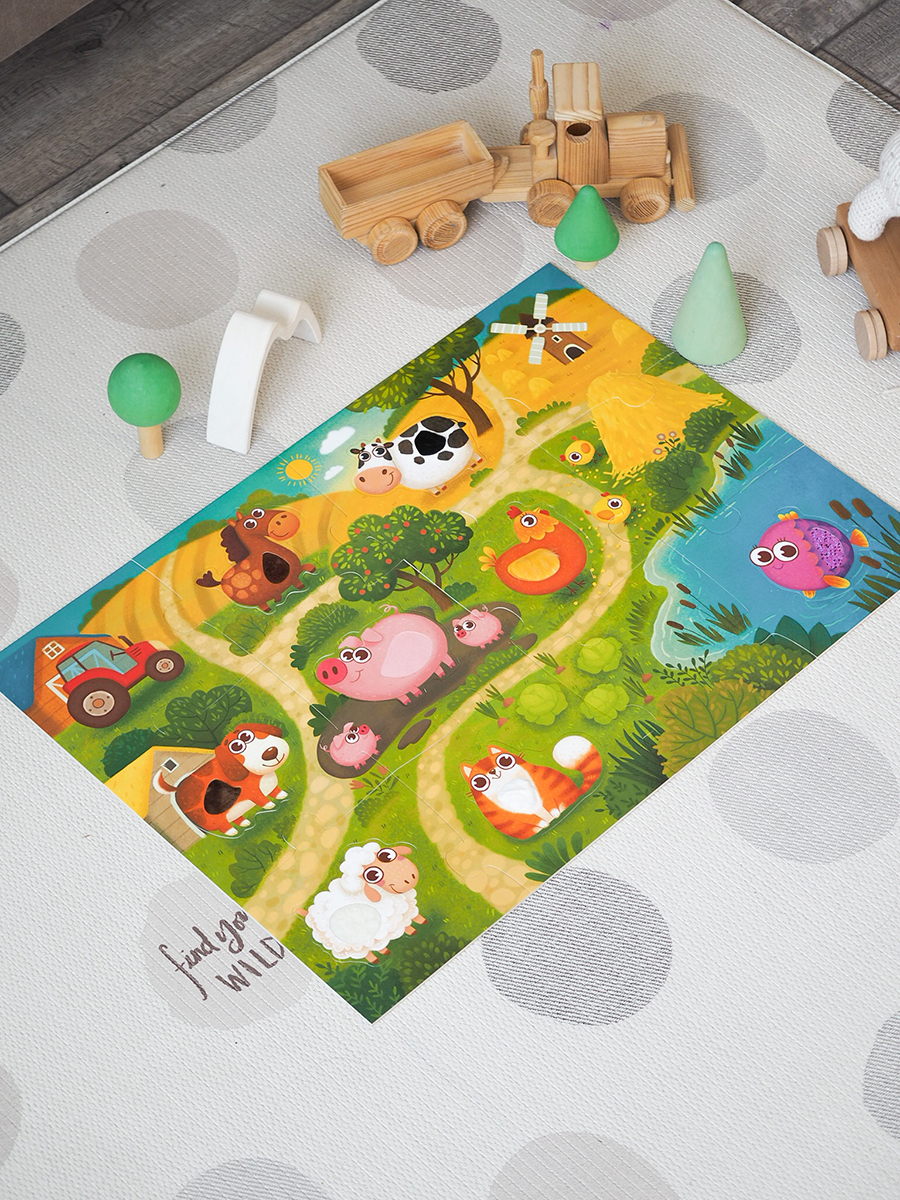 Пазл Счастье внутри Веселая Ферма напольный - фото 8