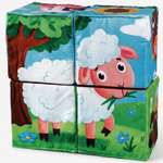 Игрушка Плюшики кубики Моя ферма