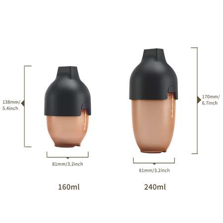 Бутылочка HEORSHE Anti-Colic 240 мл