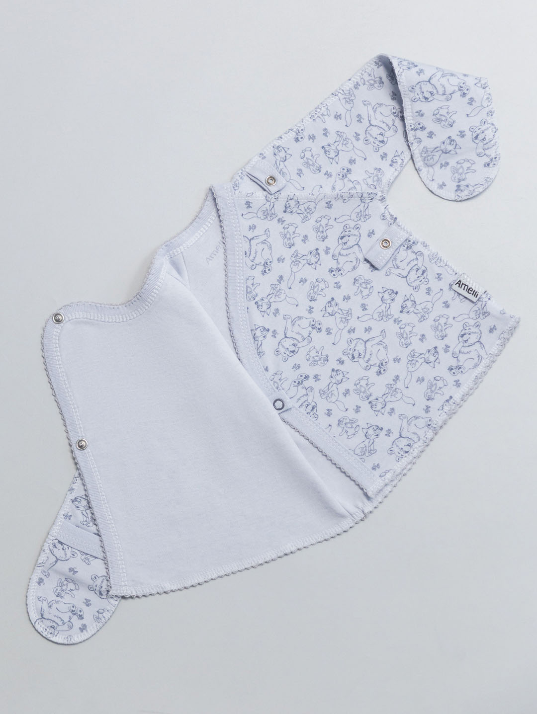 Распашонка Amelli КЛ.110.005.0.0.006сер - фото 2