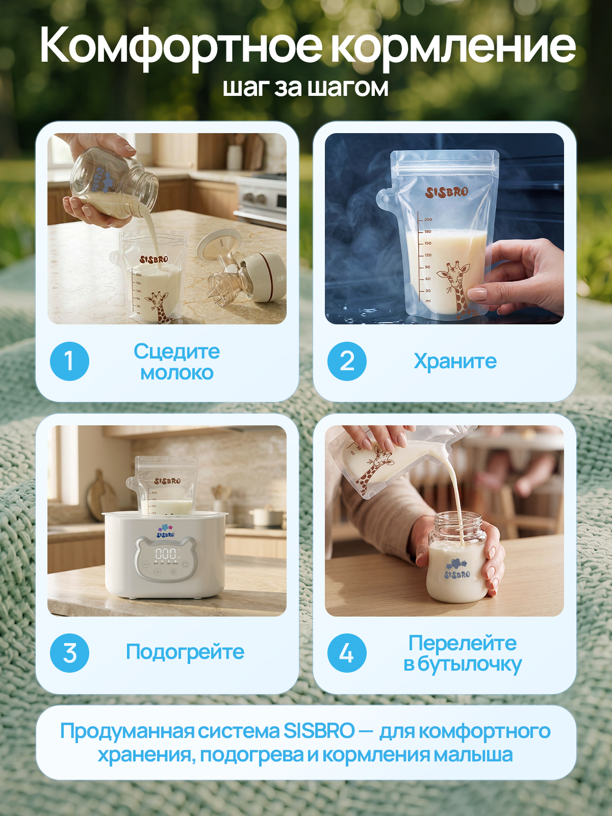 Бутылочка SISBRO 240 мл - фото 10