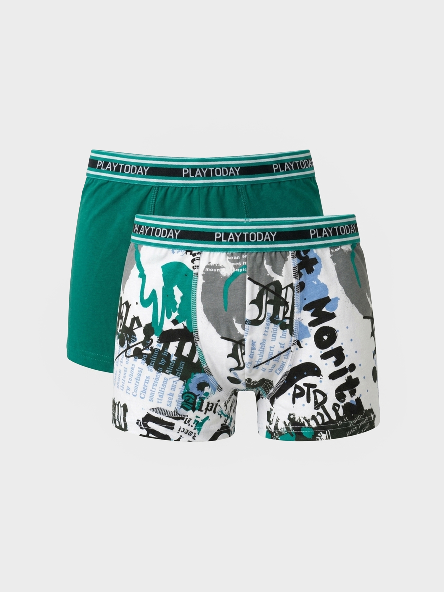 Изображение товара Хлопковые трусы-боксеры PlayToday 2 шт для мальчика подростка