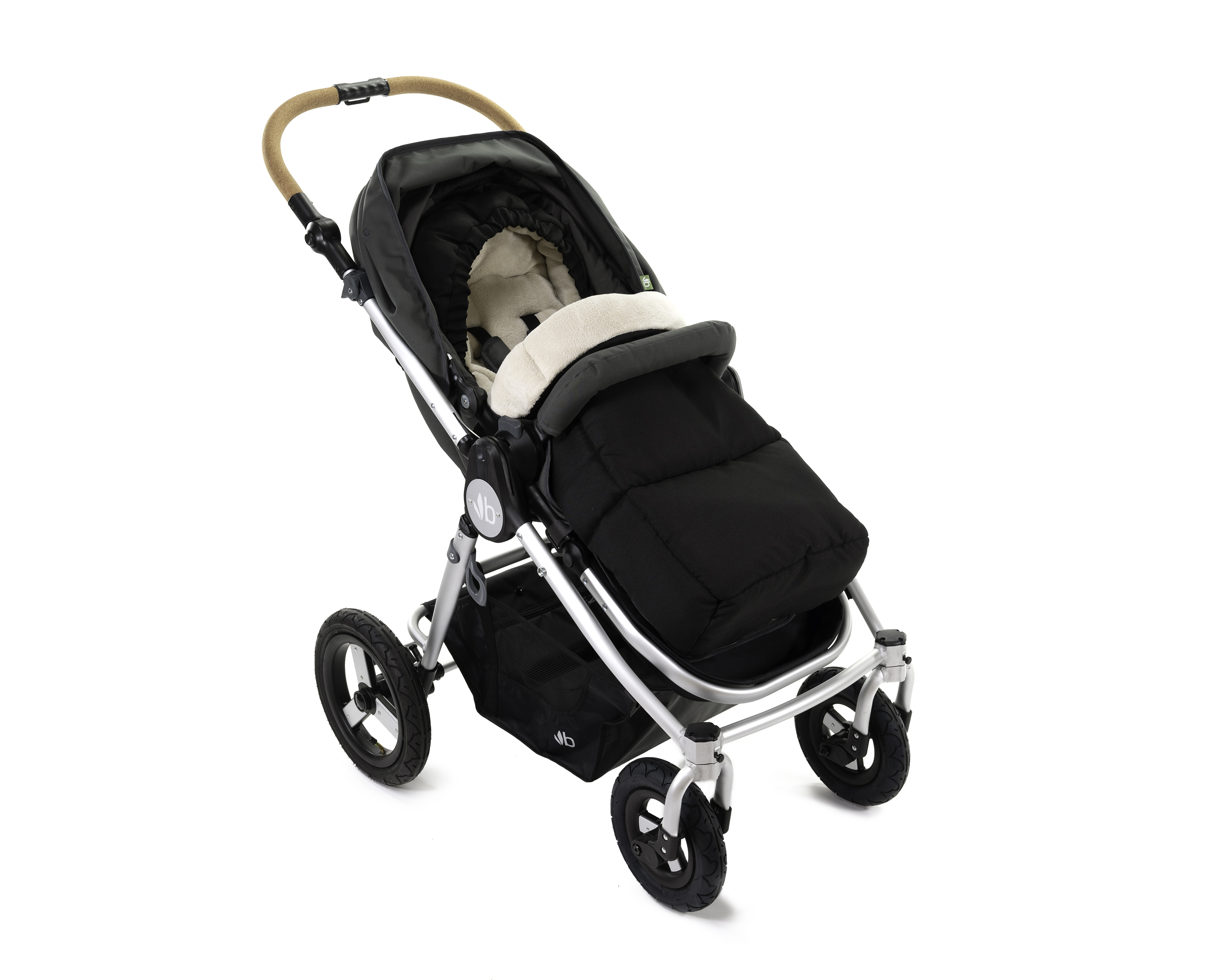 Конверт в коляску Bumbleride Winter Footmuff Трансформер черный - фото 6