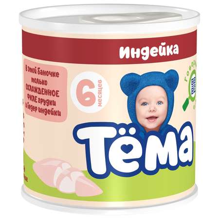 Пюре Тёма Индейка 100 г