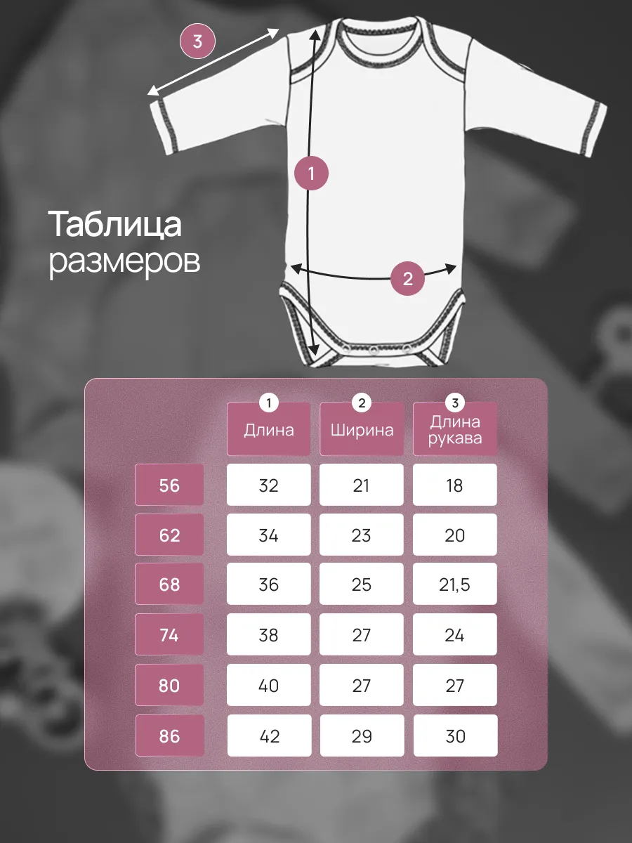 Боди 3 шт Супер Пупс нбр/3пр/боди/SK20розовыйлисточкиветочки - фото 4