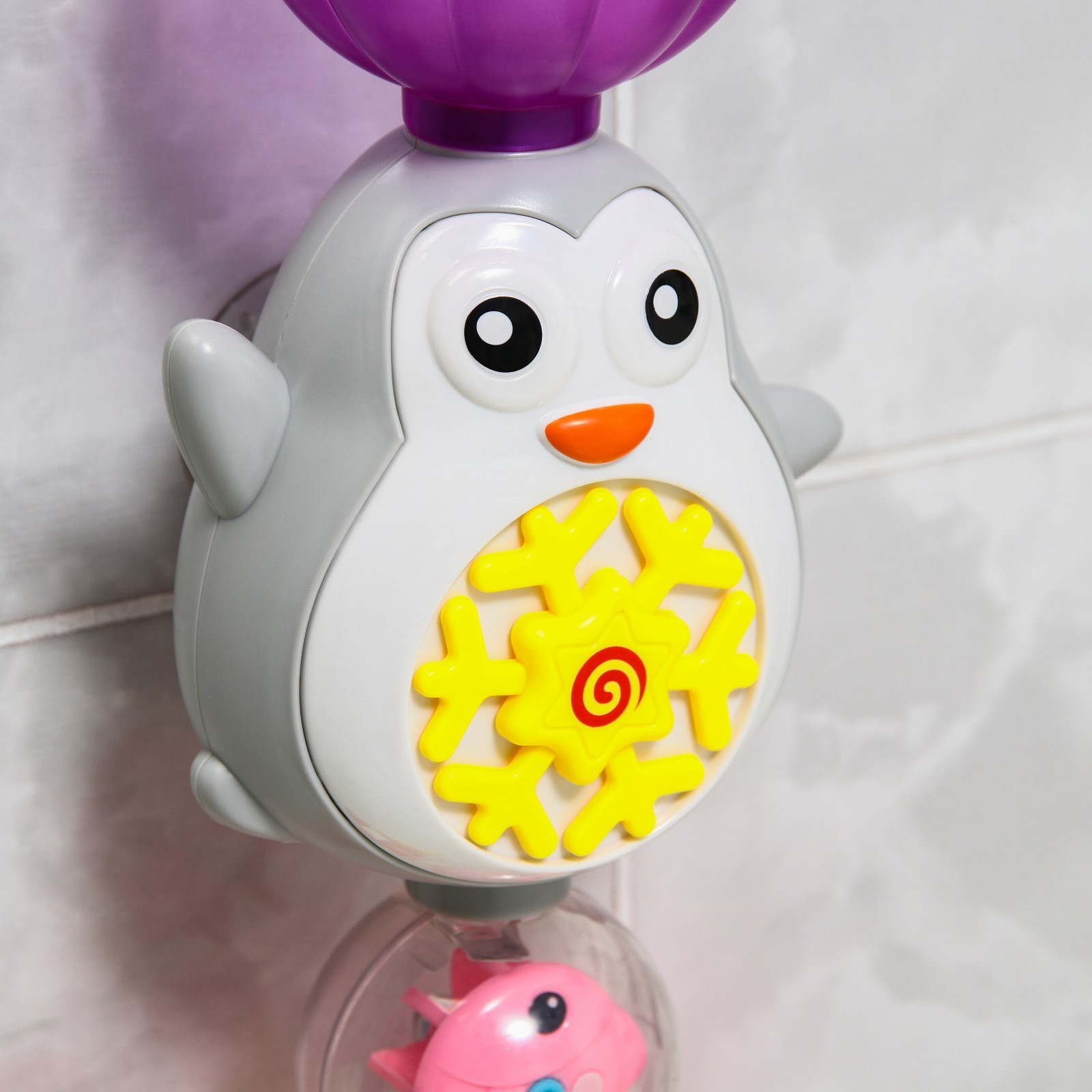 Игрушка Крошка Я для ванны Пингвинчик-мельница - фото 3