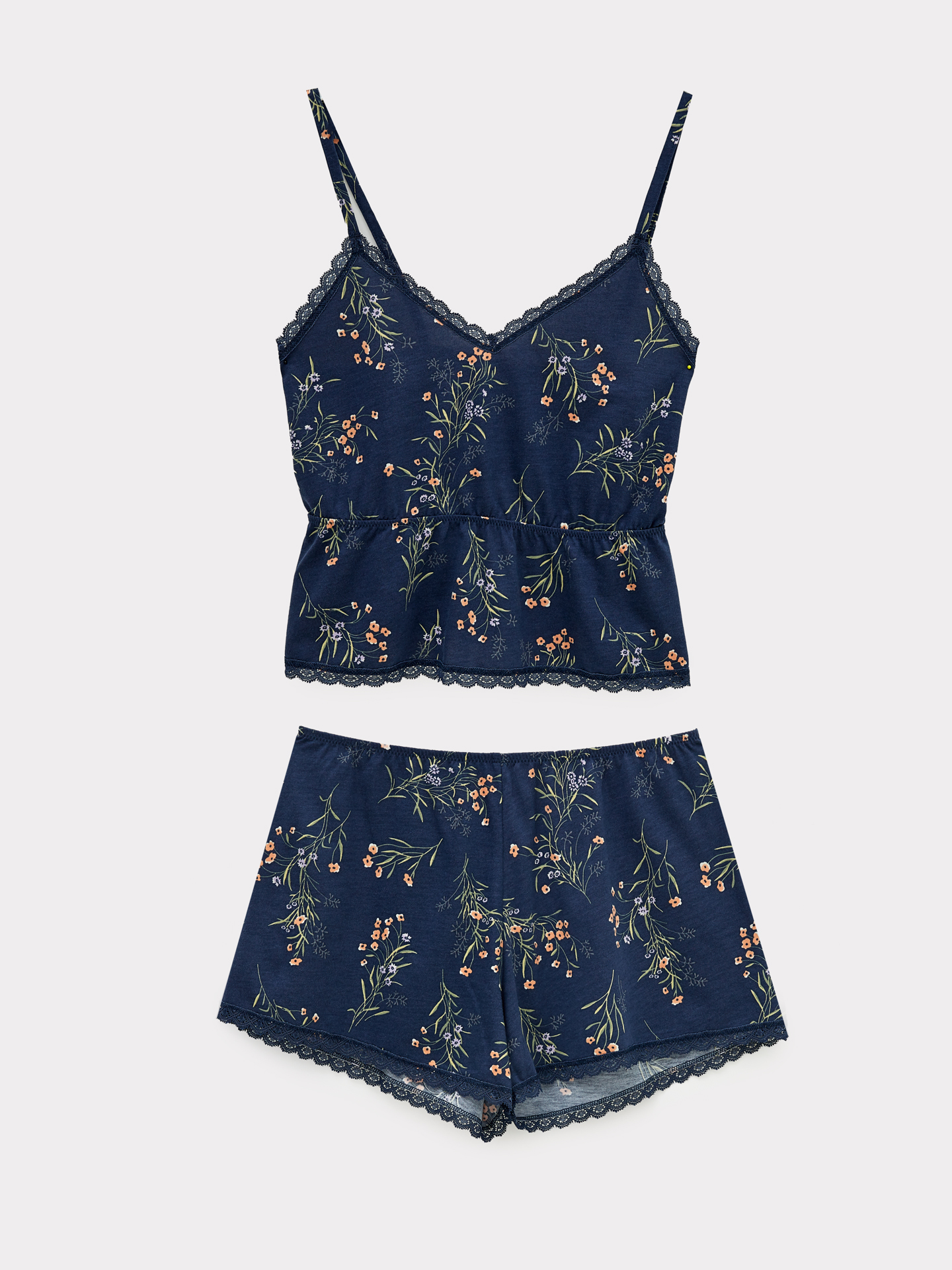 Пижама Mark Formelle (Марк Формэль) 562320/1/полевые цветы на т.синем - фото 12