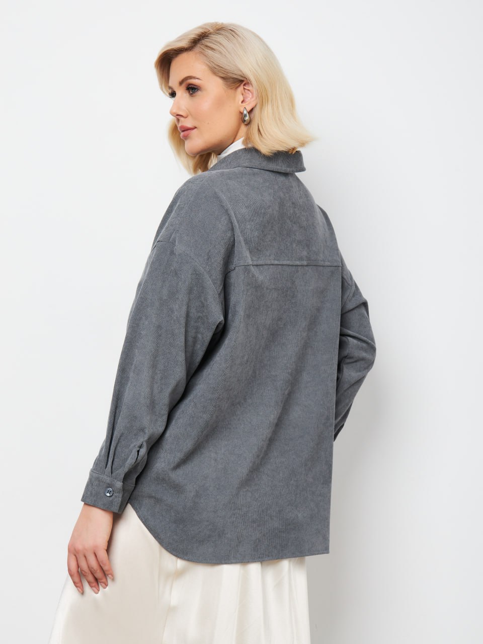 Рубашка МАМИРА РубСерВелв710_46_М - фото 6