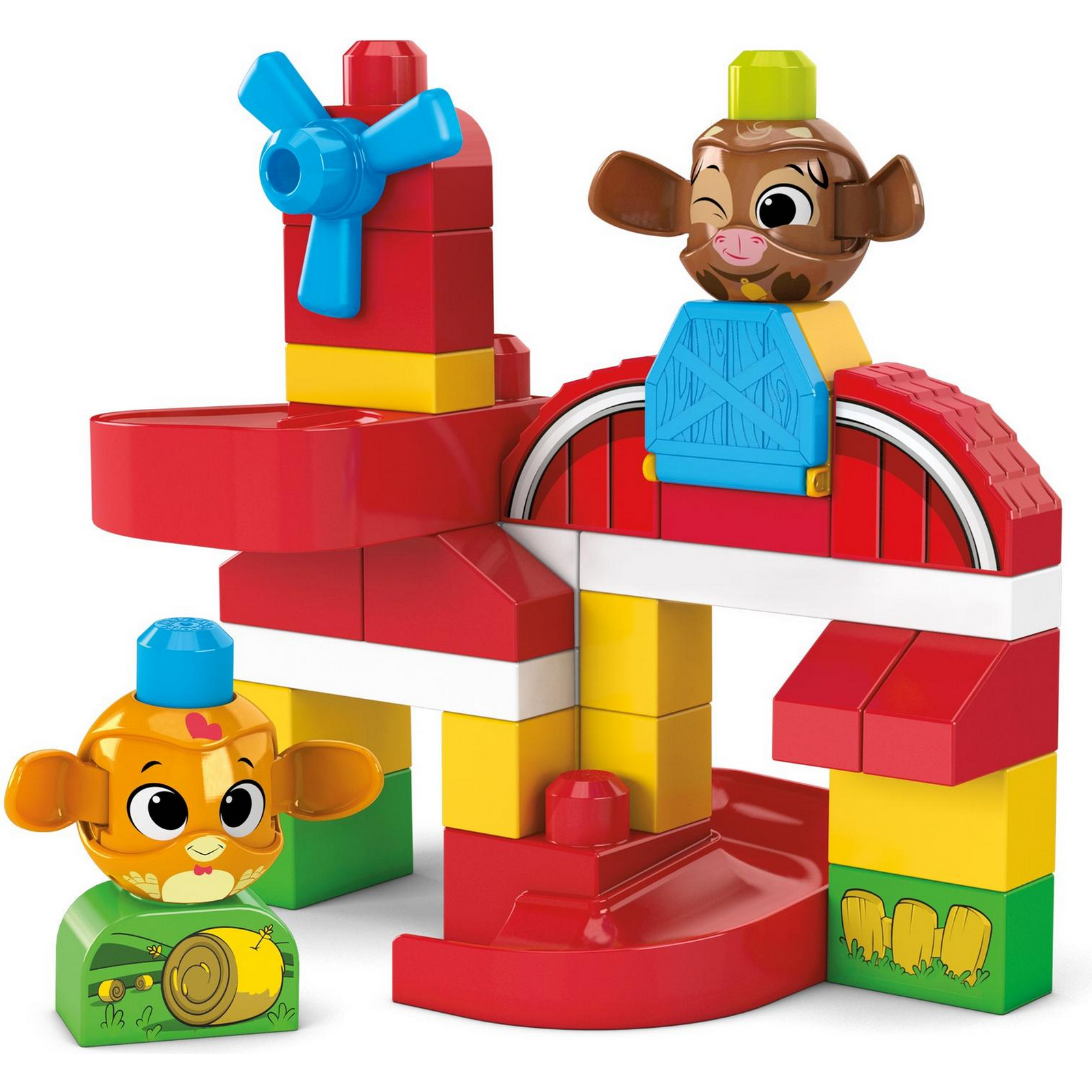 Конструктор Mega Bloks Прятки на ферме блочный - фото 1