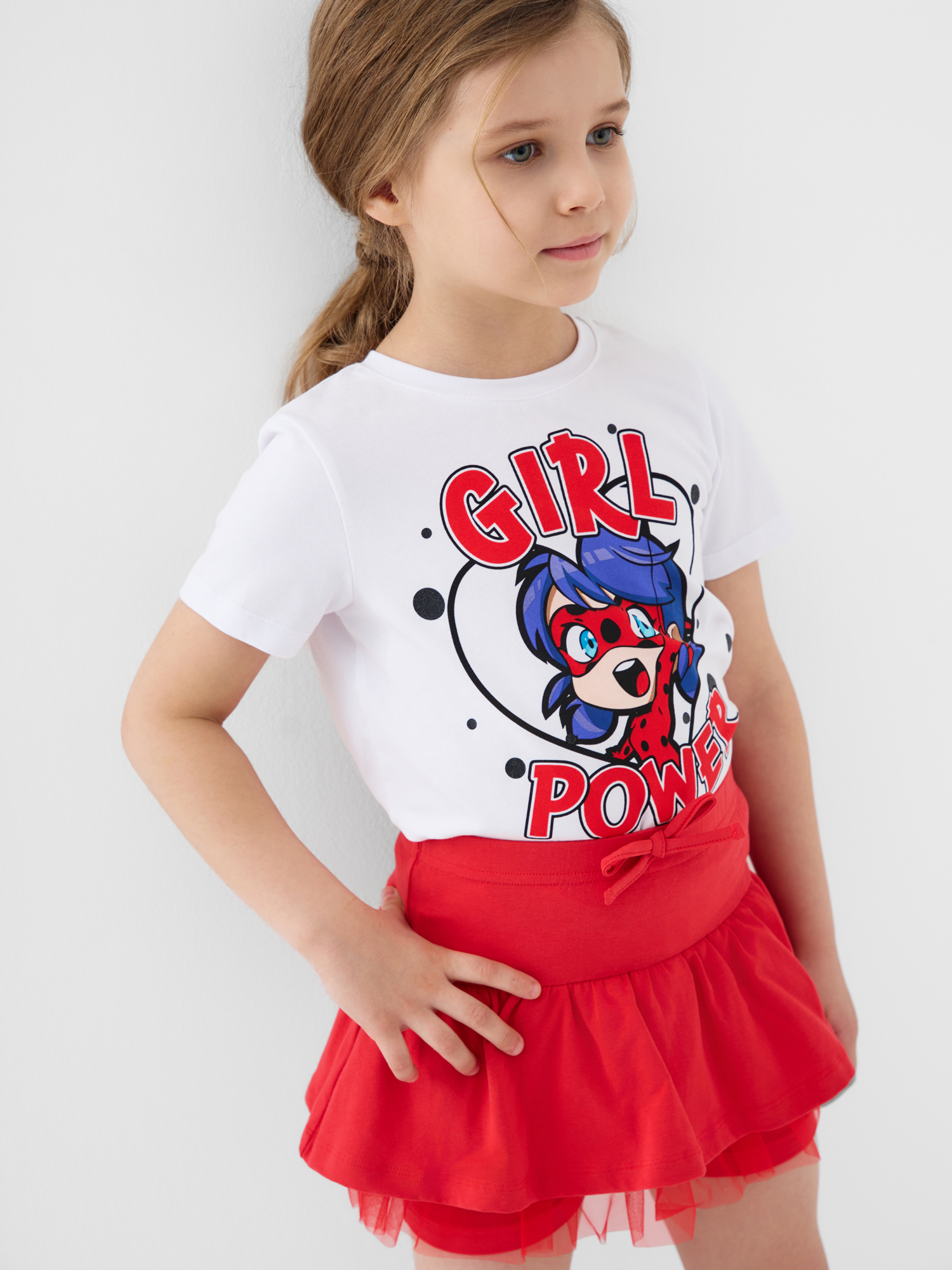 Футболка и юбка-шорты PlayToday 12642003 - фото 2