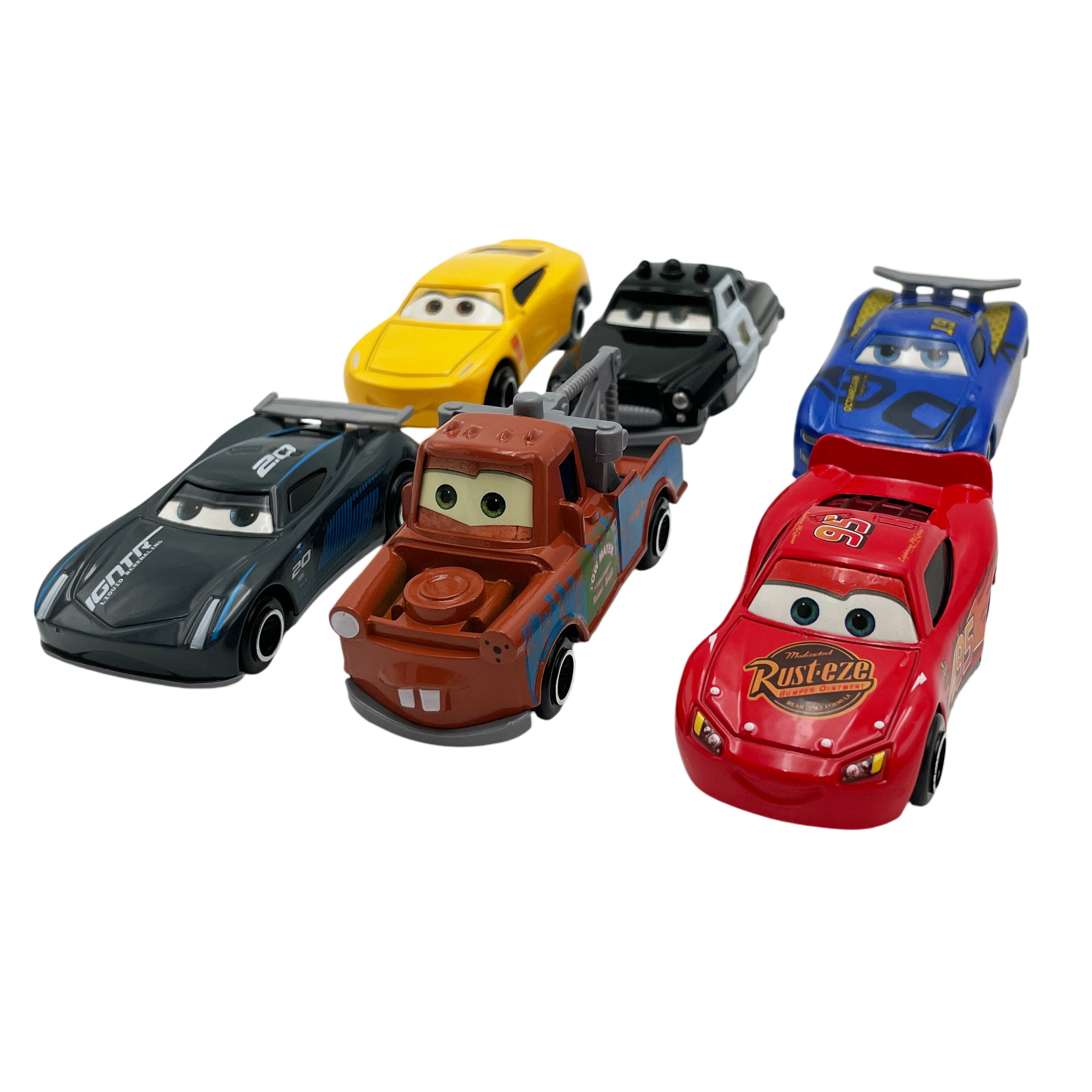 Игровой набор Zhorya Молния Маккуин McQueen 6 штук 829082 - фото 10