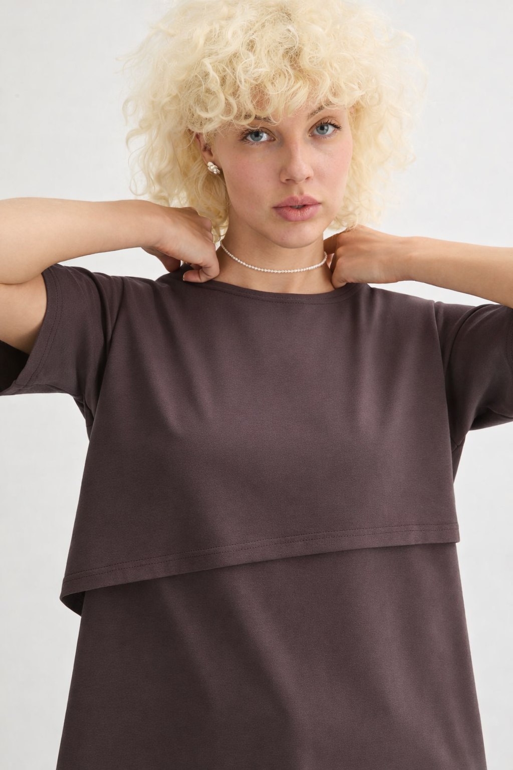 Футболка для кормящих Proud Mom ФКМЕ-0300-шоколад - фото 4