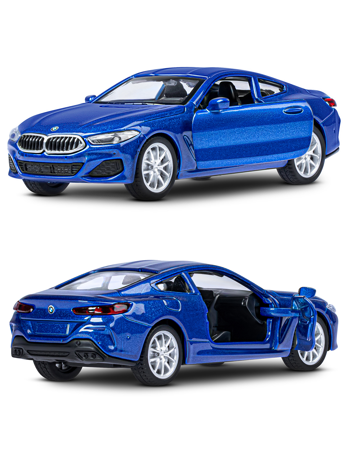 Автомобиль АВТОпанорама BMW M850i Coupe 1:44 JB1251478 - фото 7