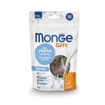 Лакомство для котят Monge 60г Gift Kitten Хрустящие подушечки с начинкой с форелью и молоком