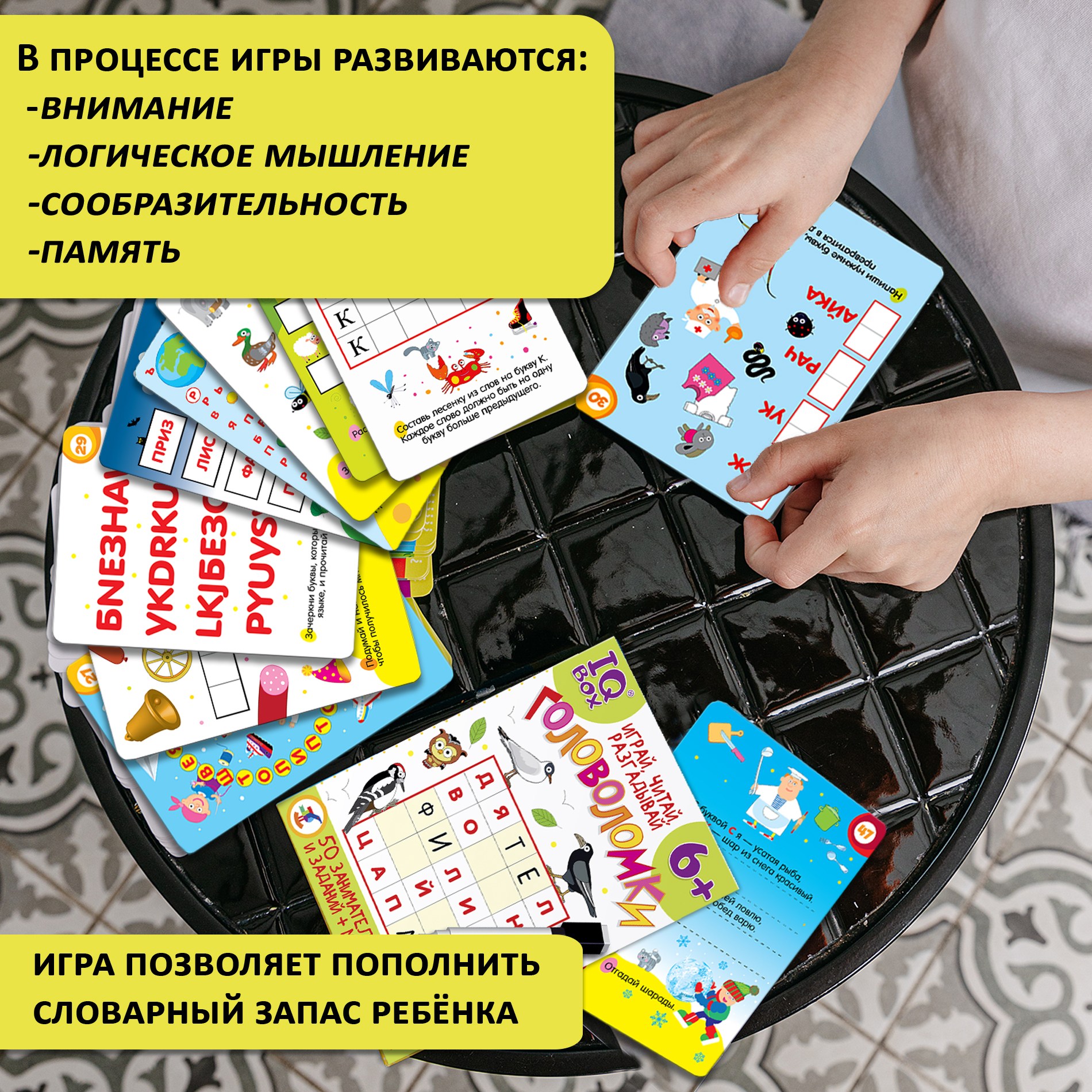 Настольная игра Дрофа-Медиа IQ Box Головоломки - фото 7