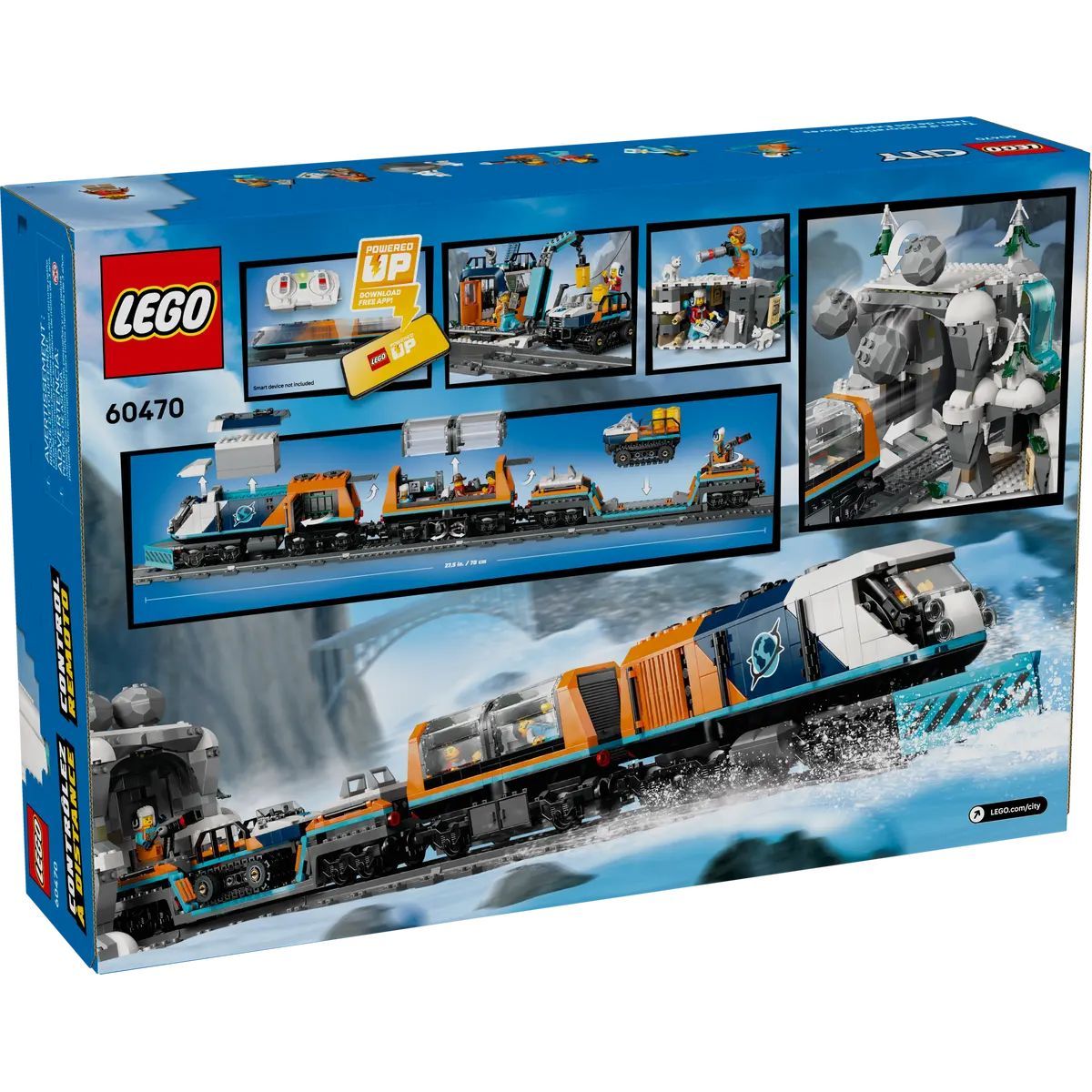 Конструктор LEGO City Полярный экспресс 1517 дет. - фото 6
