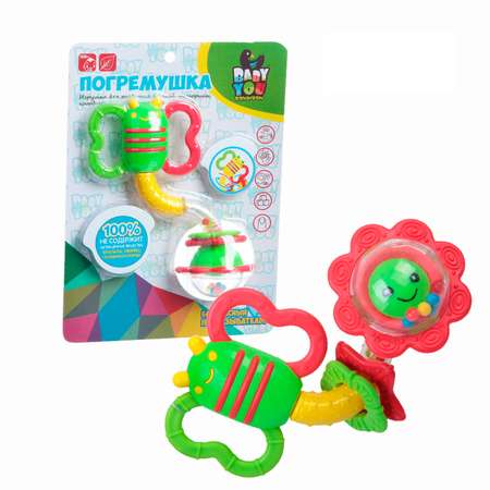 Игрушка Bondibon погремушка Жучок