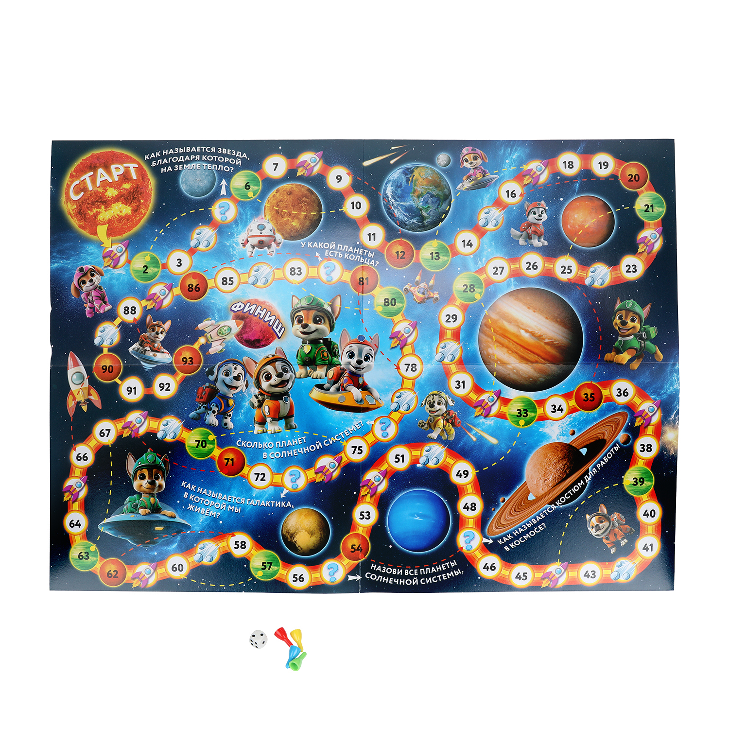 Настольная игра Умные игры Суперщенки в космосе - фото 3