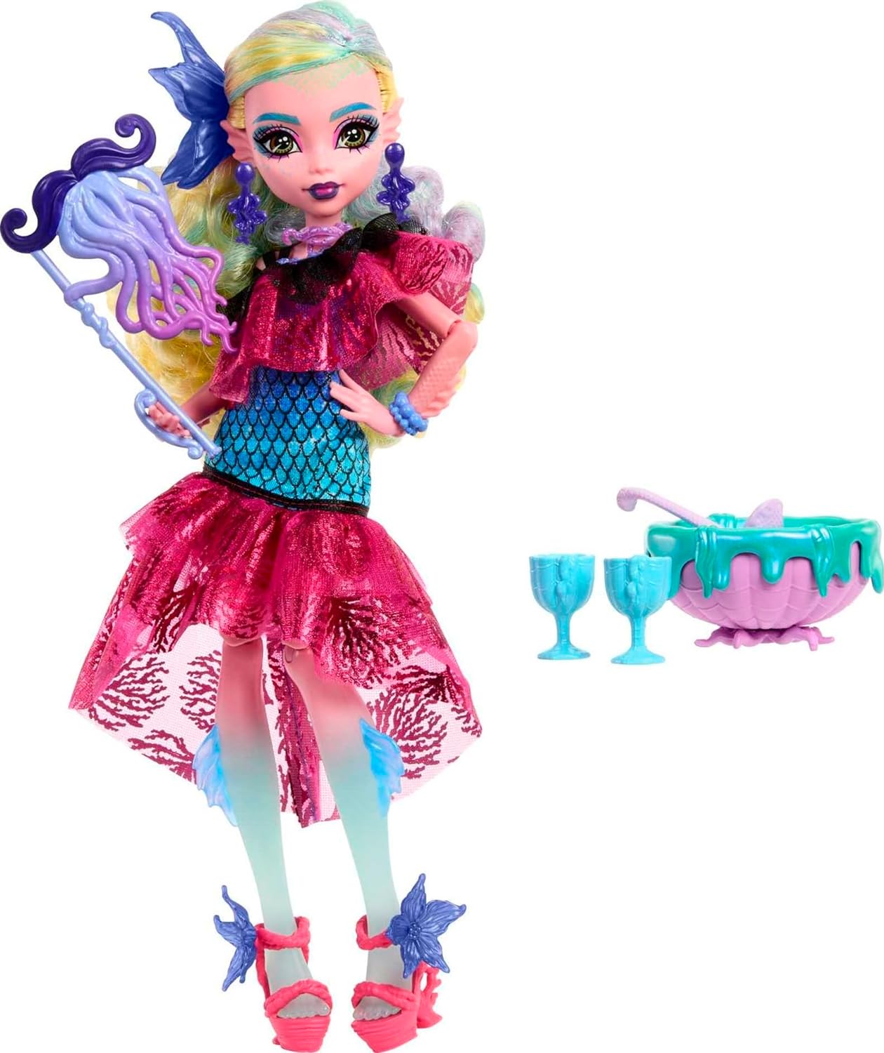 Кукла модельная Monster High Lagoona HNF71 - фото 5