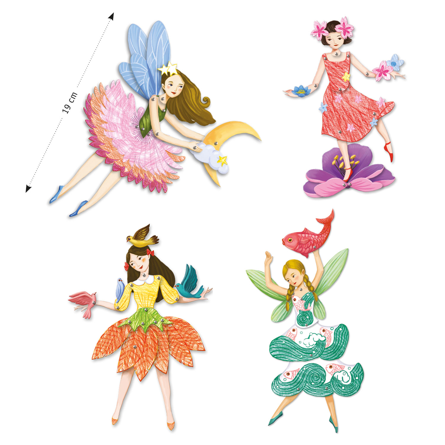 Набор для рисования Djeco Феечки - фото 4