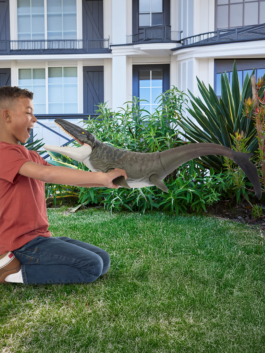 Фигурка Jurassic World JGB51 динозавр Мозазавр Mattel - фото 3