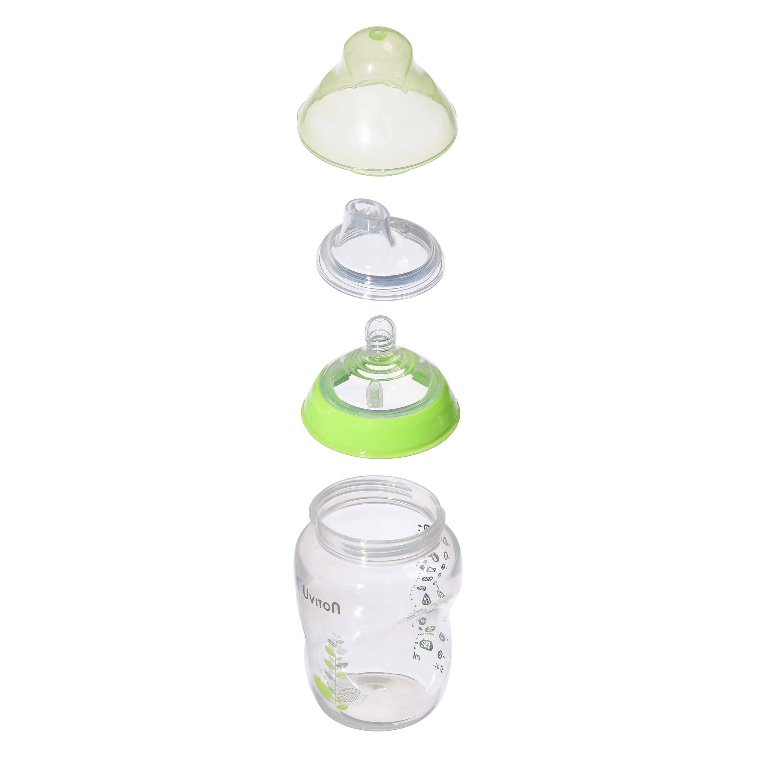 Бутылочка Uviton Anti-Colic 260 мл в ассортименте - фото 6