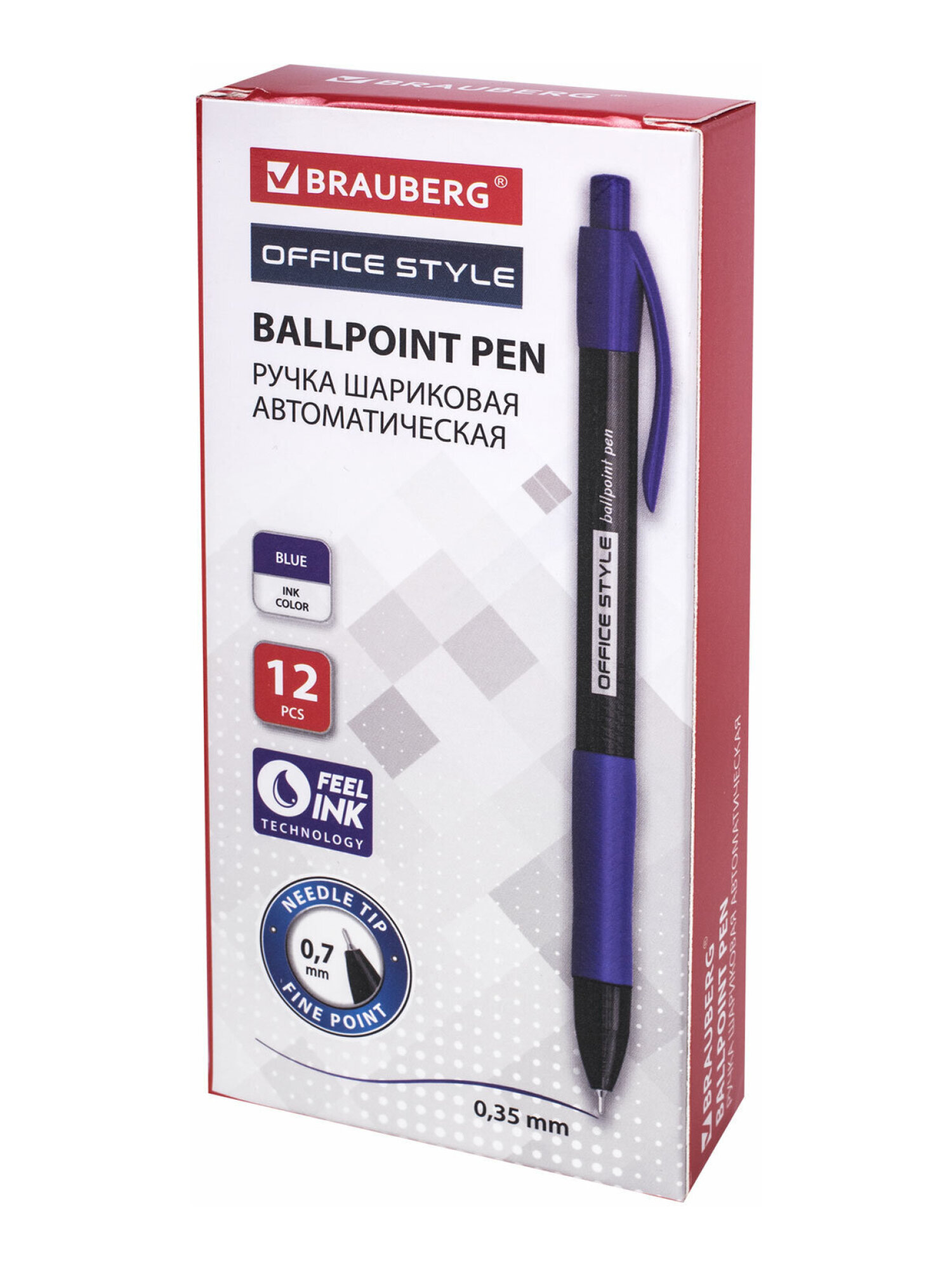 Ручка шариковая Brauberg 12 шт. - фото 9
